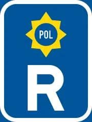 Reservation Sign road sign