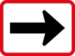 Restriction Sign road sign