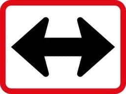 Restriction Sign road sign