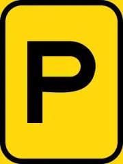 Temporary Sign road sign